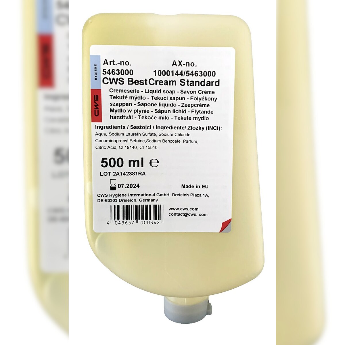 CWS 137002204 BestCream Flüssigseife Zitrusduft 500 ml Image