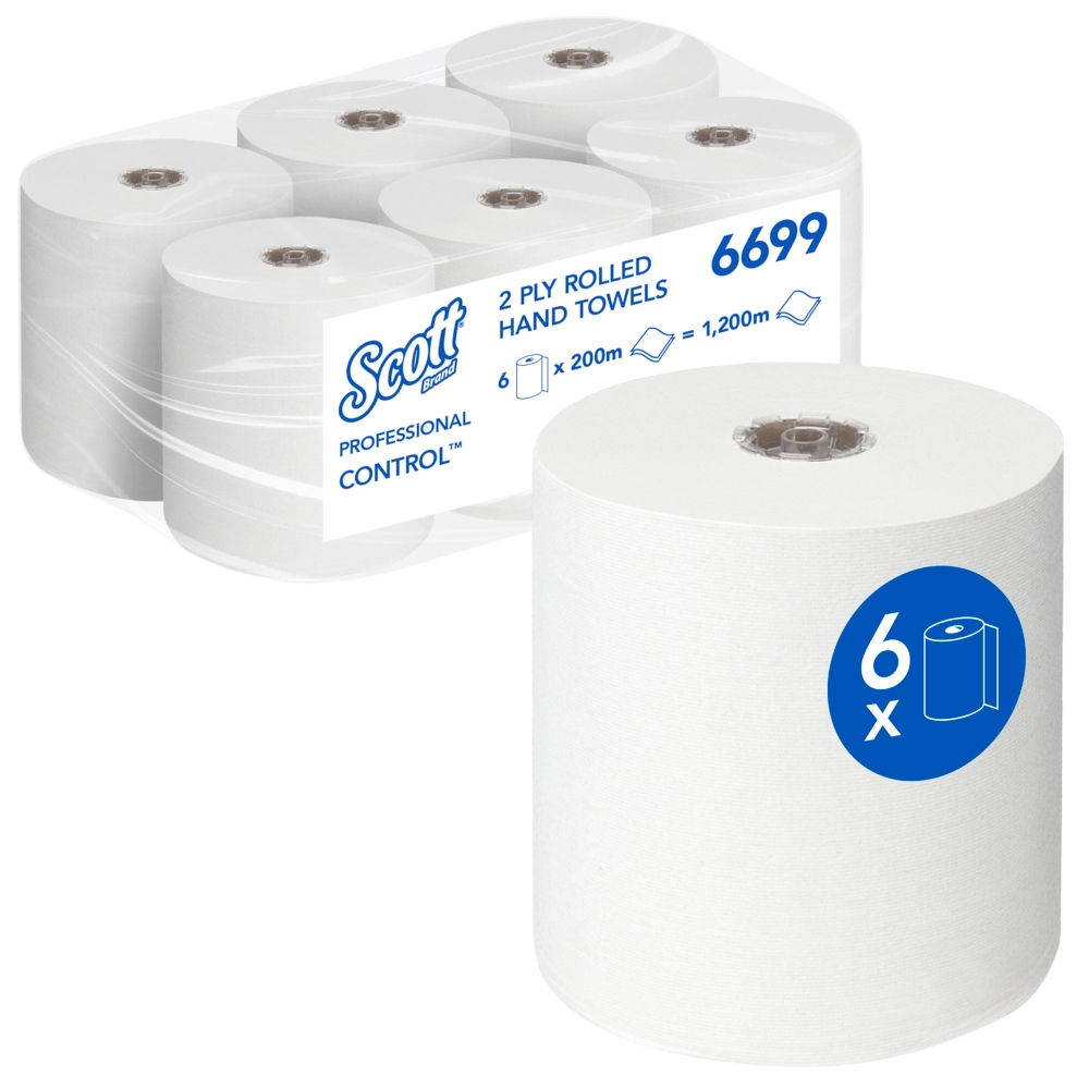 Scott® Scott Handtuchrolle Control 6699 ws 6 St./Pack. Image