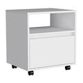 Austin Nightstand Casters Single Drawer