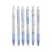 ZYmall 6Pcs 0.5mm Gel Pen Press Type Assorted Quick Drying Smooth Writing Sea Salt Cheese Theme Neutral Pen Stationery Accessories