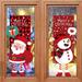 2 Pack Christmas Hanging Cloth Flag Seasonal Fabric Wall Hanging Holiday DÃ©cor Door Window Decorations for Christmas Ornament Christmas Tree & Elf