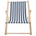 Artificial Beach Chair Model Landscape Wooden Beach Chair Mediterranean Style Decor