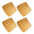 4pcs Headboard Stoppers Adjustable Bed Stabilizer Stoppers Bedside Fixer Adjustable Threaded Bed Frame Anti- Shake Tool for Bed Wall Furniture Orange