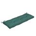 Arden Selections Outdoor Plush Modern Tufted Bench Cushion 48 x 18 Water Repellent Fade Resistant Tufted Bench Cushion for Bench and Swing 48 x 18 Peacock Blue Green Texture