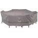 Duck Covers Classic Accessories EC36 Soteria Waterproof 109 Inch Rectangular/Oval Patio Table with Chairs Cover