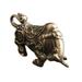 Brass Ox Statue Fengshui Decor: Wealth Prosperity Brass Ox Figurine Decor Sculpture for Avoiding Evil Keeping Peace Gift Mascot