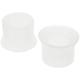 2 Pcs Ice Cream Maker Supplies Silicone Rings Repair Parts for Makers Machines Sealing