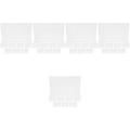 40 Pcs Partition Plate Purses Drawer Dividers Clear Dividers for Closet Cupboard Shelf Closet Shelf Dividers Office