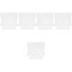 40 Pcs Partition Plate Purses Drawer Dividers Clear Dividers for Closet Cupboard Shelf Closet Shelf Dividers Office