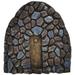 MUAMAX Fairy Garden Door EC36 for Trees Outdoor Miniature Doors for Wall Mystical Door for Tree Trunk Ornaments Yard Art Decor Enchanted Garden Door Decoration for Kids Room