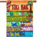 N NAMESISS Tiki Bar EC36 Flag The Tiki Bar Is Always Open Garden Flag Pool Flag Pool House Decor Tiki Bar Tiki Lounge 30 x 40 Inches House Flag Housewarming Gift Summer Flag Yard Flag