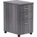 Essential Mobile File Cabinet Weathered Charcoal