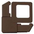 Screen Frame Corner 5/16 Square Cut With Lift Tab Bronze Plastic - 100 Pack