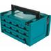 MAKPAC 12 Drawer Interlocking Case 8-1/2 X 15-1/2 X 11-5/8