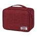 Cute Makeup Bag Large Cosmetic Bag Makeup Pouch Travel Toiletry Bags Make up Case Organizer - Claret