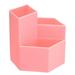 3 Slot Makeup Brush Organizer Holder - Plastic Cosmetics Brushes Pen/Pencil Storage Cup for Vanity Desk Countertops