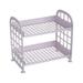 Ploknplq Closet Organizers and Storage Makeup Organizer Double Table Top Shelf Cosmetic Storage Rack Kitchen Storage Rack Desk Organizer