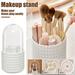 (Buy 2 get 1 free) PPHHD Rotating Makeup Organiser Makeup Organiser With Lid Brush Holder Rotating Cosmetic Storage For Makeup Lipstick Brushes And Beauty Cosmetics(US)