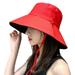 Clearanceï¼�Fdelink Sun Hat Sun UV Protection Hat Women s Sun Hat Face Sunscreen Shading Hat Summer Large Brim Black