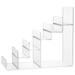 Trapezoid Display Stand Shelves Purse Rack Makeup Organizer Cosmetic Storage Box Tissues Jewelry