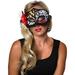 Making Believe Red Rose Venetian Half Mask