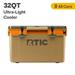 RTIC 32 QT Ultra-Light Hard-Sided Ice Chest Cooler Trailblazer Fits 48 Cans