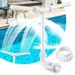 Water Fountain Dual Spray EC36 Adjustable Swimming Pool Waterfall Fountain Spray with Adapter Pool Aerator Pool Fountains for Above Inground Pools Spa Cool Warm Water Temperatures (Classic Style)