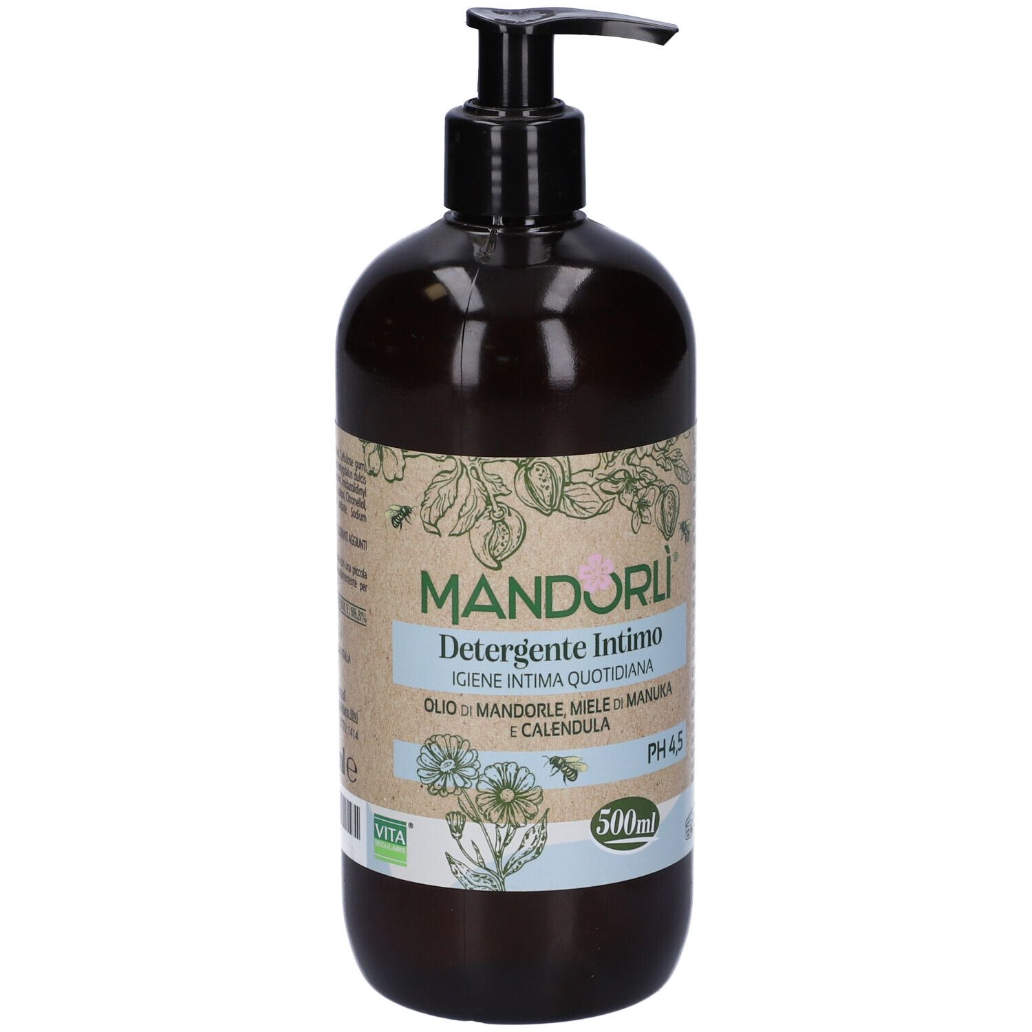Mandorli Detergente Intimo Igiene Intima Quotidiana 500 Ml ml