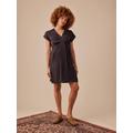 Satiny Dress for Maternity, by ENVIE DE FRAISE anthracite