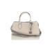 Kate Spade New York Leather Satchel: Pebbled Ivory Solid Bags