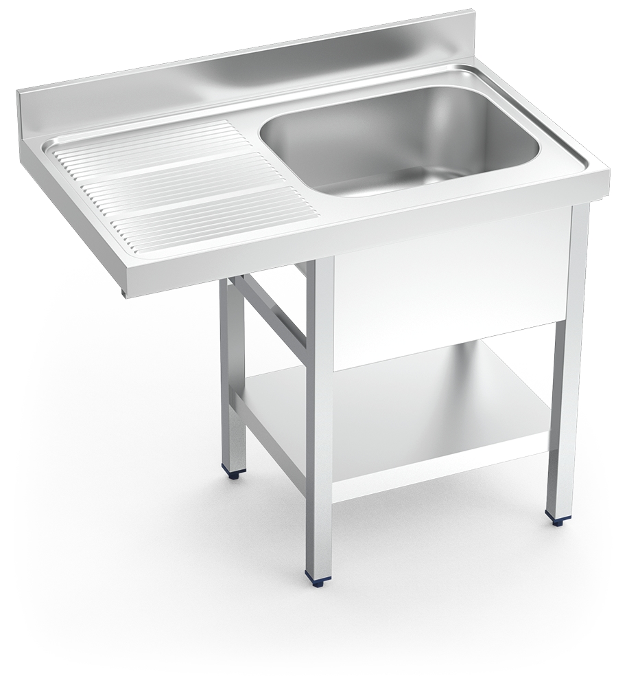 FRICOSMOS-Spülbecken 1C,EI 1200x700x890 mm. Eimerabmessungen 400x500x250 mm. Image