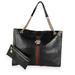 Gucci Bags | Gucci Black Leather Large Rajah Tote | Color: Black | Size: Os