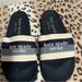 Kate Spade Shoes | Kate Spade Slides | Color: Blue/White | Size: 9