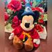 Disney Toys | Disney Parks Mickey Mouse Sorcerer Plush | Color: Blue/Red | Size: 13“