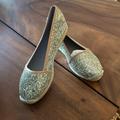 J. Crew Shoes | J Crew Espadrille Shoes. Size 8 And Never Worn. | Color: Silver | Size: 8