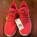 Adidas Shoes | Adidas Women’s Size 7.5 Red/True Orange Lite Racer Running Shoes Athletic Nwt | Color: Orange | Size: 7.5