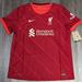 Nike Shirts | Liverpool Fc 2021/22 Men's M Nike Authentic Vapor Match Home Jersey Db2533-688 | Color: Cream/Red | Size: M