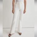 Madewell Jeans | Madewell Nwt High Rise Perfect Vintage Flare Jeans Size 30 In Tile White | Color: White | Size: 30