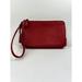 Coach Bags | Coach Womens Wallet Purse Clutch Double Corner Zipper Red | Color: Gold/Red | Size: Os