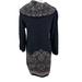Anthropologie Dresses | Anthropologie Moth Imperial Garden Cowl Neck Sweater Dress Med | Color: Blue | Size: M