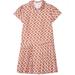 Burberry Dresses | Burberry Kids Lenka Monogram Print Silk Twill Dress - 10y | Color: Cream/Red | Size: 10g