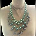 Kate Spade Jewelry | Kate Spade Vintage Statement Necklace Mint Green | Color: Green/Silver | Size: Os