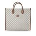 Gucci Bags | Gucci Gg Supreme Canvas & Brown Leather Medium Interlocking G Tote Bag | Color: Brown | Size: Os