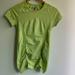 Athleta Tops | Athleta Fastest Track Athletic Short Sleeve T-Shirt Women’s Size S | Color: Green/Yellow | Size: S