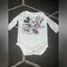 Disney One Pieces | Disney X Jumping Beans Mickey & Minnie White Long Sleeve Bodysuit Size 3 Months | Color: Pink/White | Size: 3mb