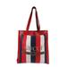 Gucci Bags | Gucci Red, White, & Blue Logo Stripe Canvas And Leather Tote | Color: Red | Size: Os