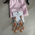 Kate Spade Jewelry | Kate Spade Lantern Gems Chandelier Earrings | Color: Gold/Pink | Size: Os