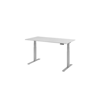 Hammerbacher-Sitz-Steh-Schreibtisch el.160x80cm Grau-VXDKB16/5/S