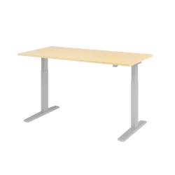 Hammerbacher-Sitz-Steh-Schreibtisch el.160x80cm Ahorn-VXMKA16/3/S Image