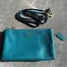 Coach Bags | Coach Leather Adjustable Crossbody | Color: Blue/Green | Size: Os